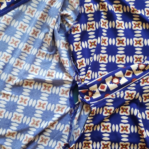 Geometric maternity wrap dress | A Pea in the Pod | S - Picture 5 of 7